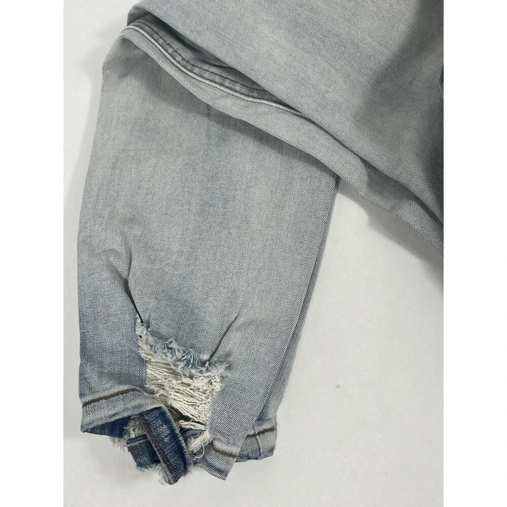 Resfeber LA Collection Women's Boyfriend Jeans Size 4 Distressed Mid Rise NWT